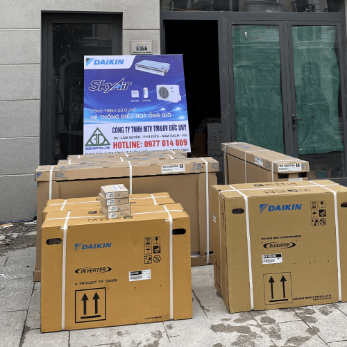 Thi công hệ thống điều hoà tại Vinhome Hải Phòng